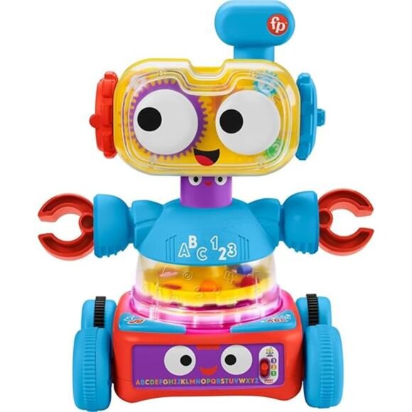 Baby Toddler & Preschool Toy, 4-in-1 Learning Bot with Music Lights & Smart - Picture 7 of 7